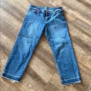 Loft Original Straight Crop Jeans